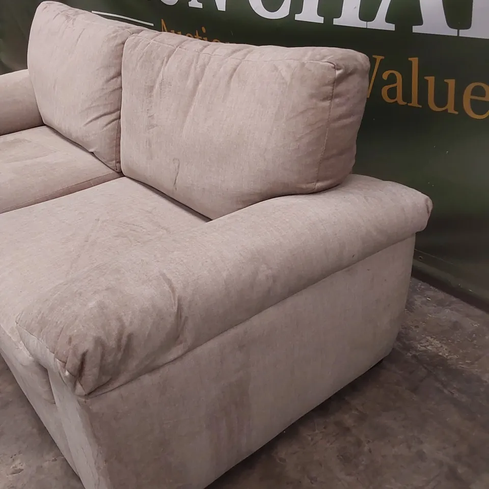 ELIZA FABRIC 3 SEATER SOFA - BEIGE RRP £749