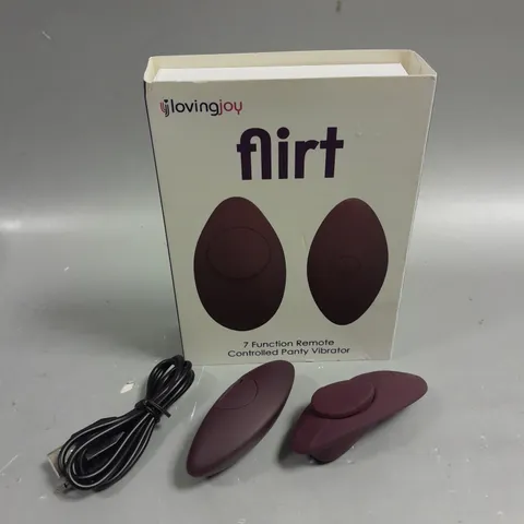 BOXED LOVINGJOY FLIRT REMOTE PANTY VIBRATOR