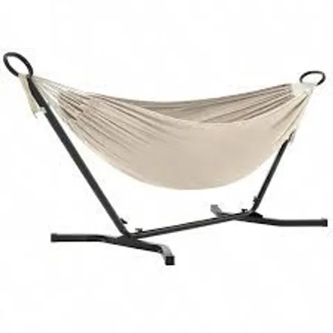 BOXED FLAT-PACK PORTABLE HAMMOCK WITH A STAND (1 BOX)