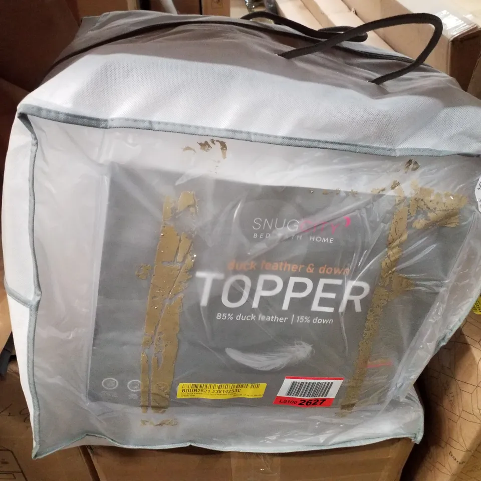 5CM DUCK FEATHER AND DOWN SUPERKING MATTRESS TOPPERS