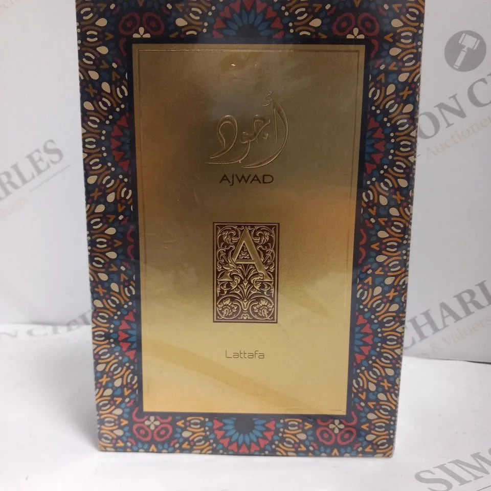 BOXED AND SEALED AJWAD LATTAFA EAU DE PARFUM 60ML