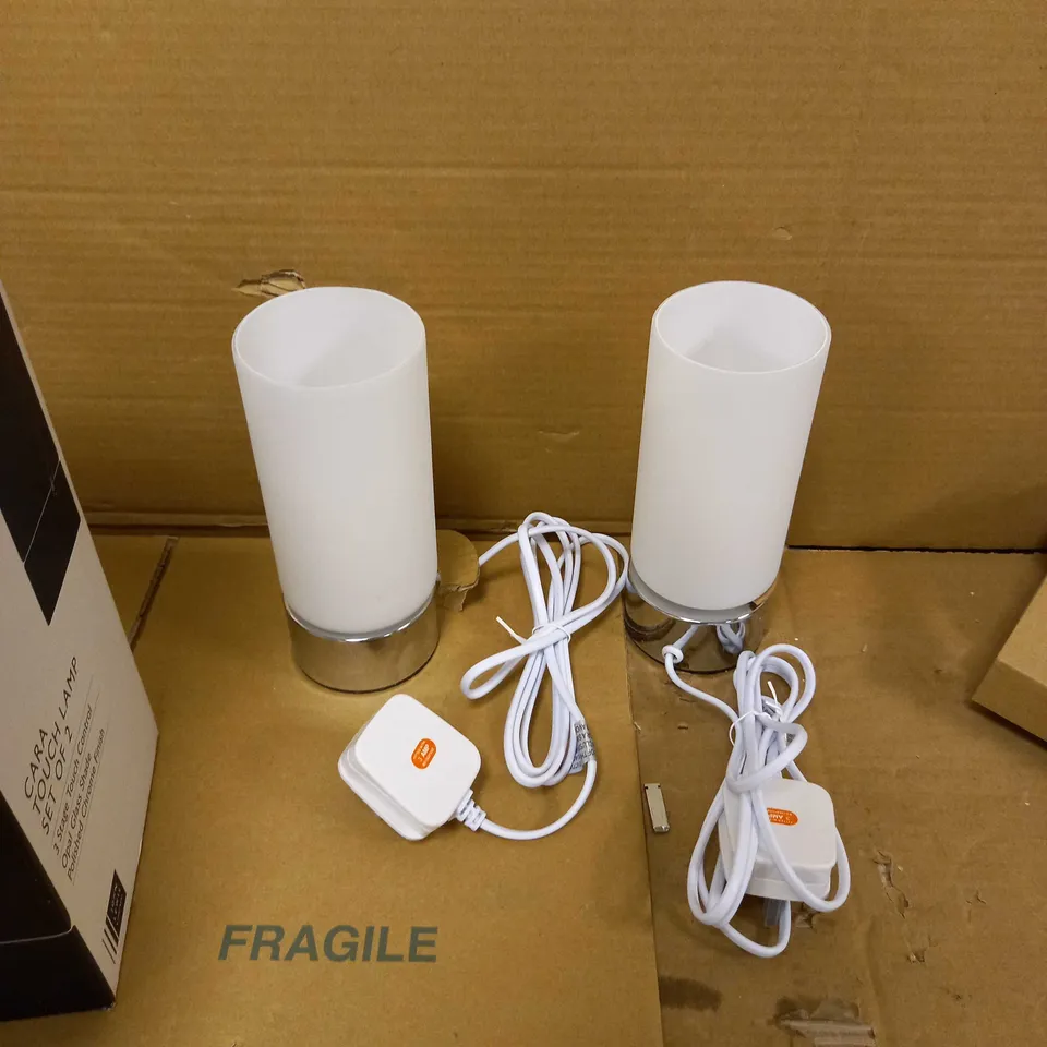 JOHN LEWIS CARA TOUCH LAMP SET OF 2 