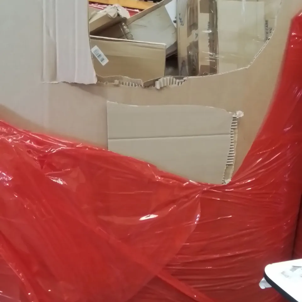 PALLET OF ASSORTED HOUSEHOLD GOODS AND PRODUCTS TO INCLUDE;FAN,RETRACTABLE SAFETY GATE,BACKPACK
