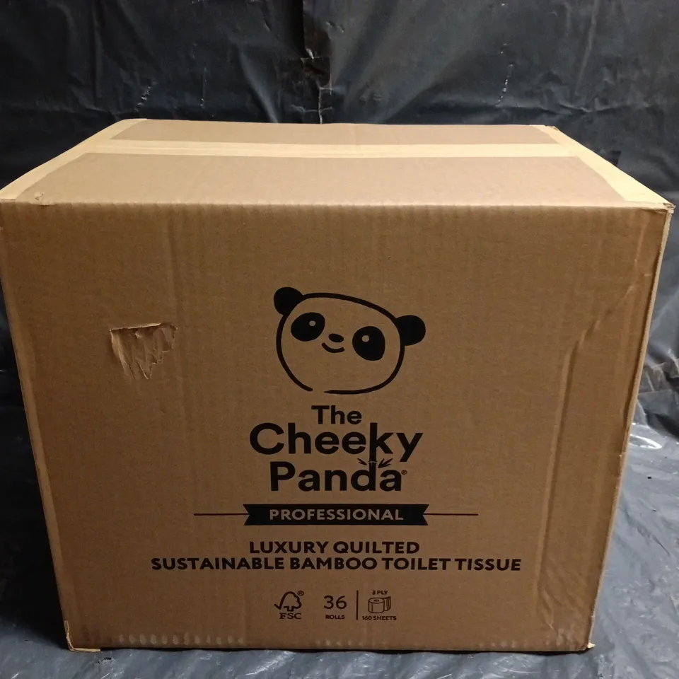 THE CHEEKY PANDA PROFESSIONAL LUXURY BAMBOO TOILET TISSUE – 36 ROLLS