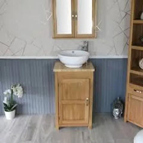 BOXED 515mm FREE-STANDING CLOAKROOM VANITY UNIT (1 BOX)