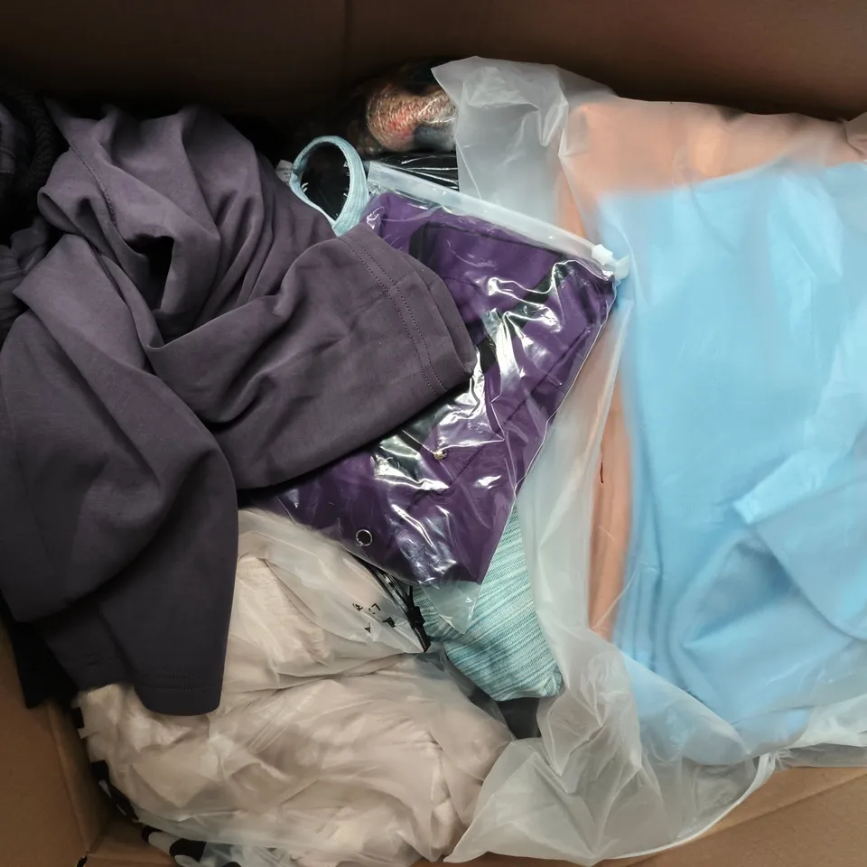 APPROXIMATELY 30 ASSORTED CLOTHING ITEMS IN VARIOUS SIZES, STYLES & COLOURS TO INCLUDE BRANDS SUCH AS SHEIN, ASOS, BERSHKA, ETC - COLLECTION ONLY