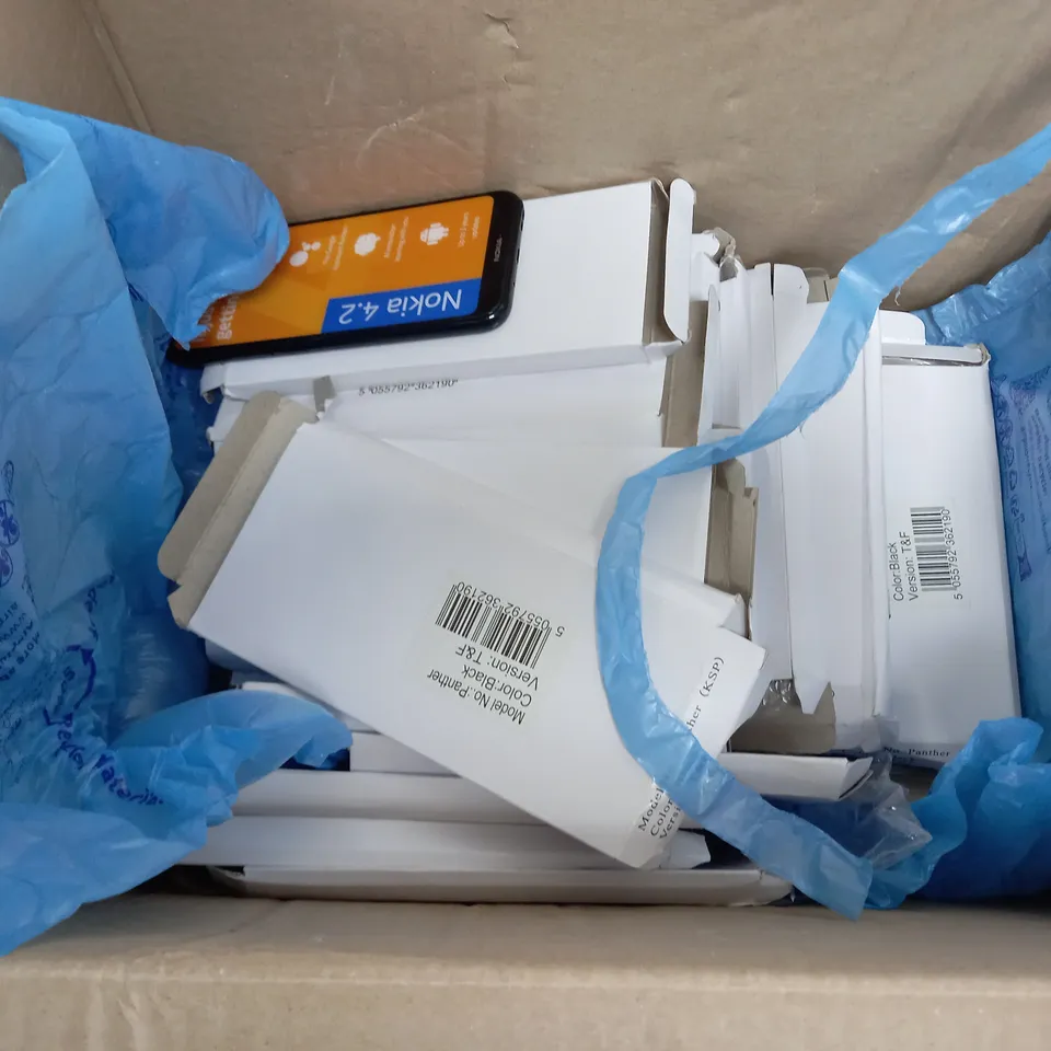 MEDIUM BOX OF ASSORTED NOKIA 4.2 BLACK DUMMY PHONES