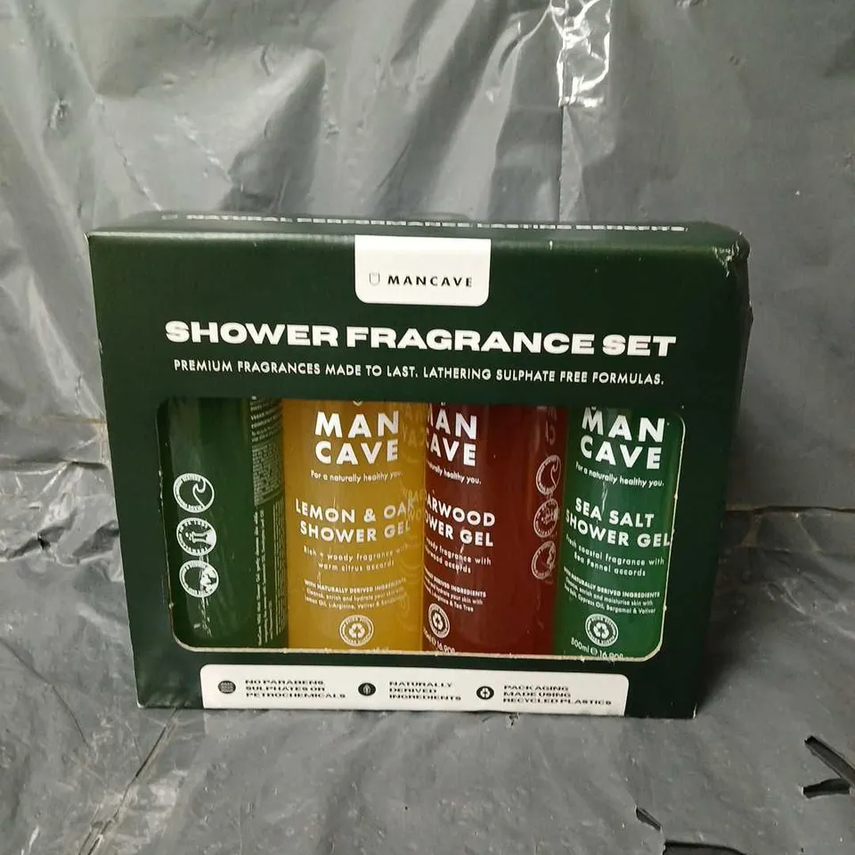 MANCAVE SHOWER FRAGRANCE SET