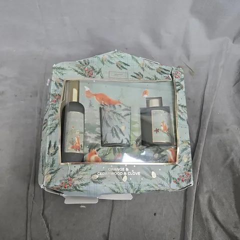 ORANGE & CEDARWOOD & CLOVE FRAGRANCE GIFT SET