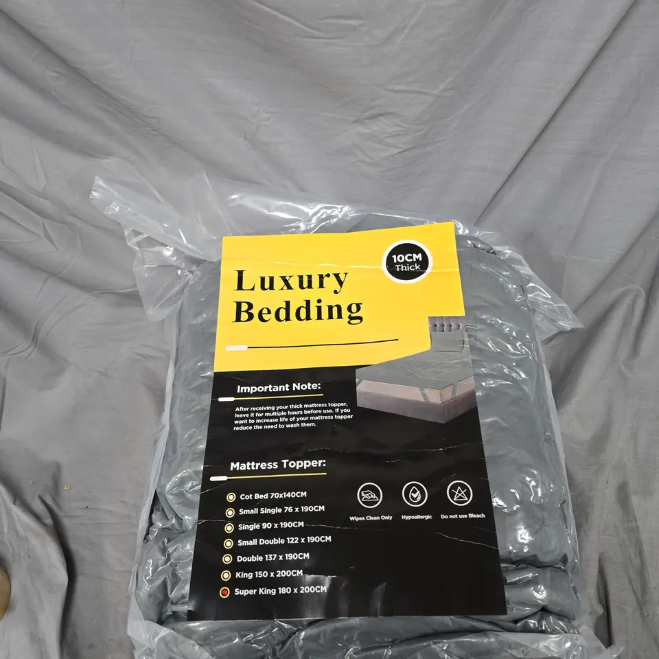 LUXURY BEDDING MATTRESS TOPPER – 10CM THICK