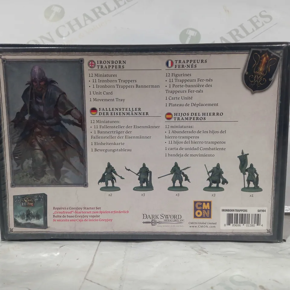 A SONG OF ICE & FIRE - IRONBORN TRAPPERS PACK OF 12 MINIATURES