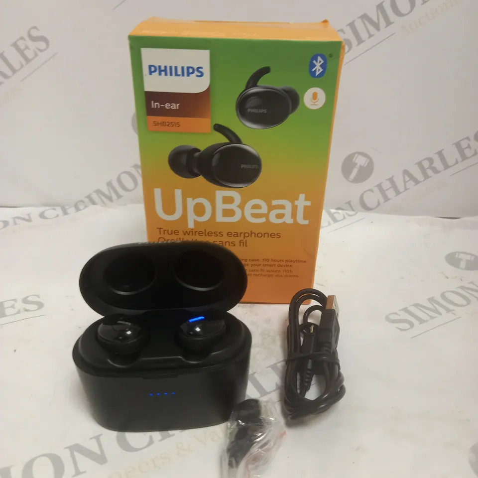 BOXED PHILIPS SHB2515 UP BEAT IN EAR HEADPHONES 