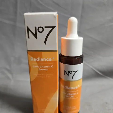 NO7 RADIANCE+ VITAMIN C SERUM 15% VITAMIN C, SKINCARE SERUM - 25ML