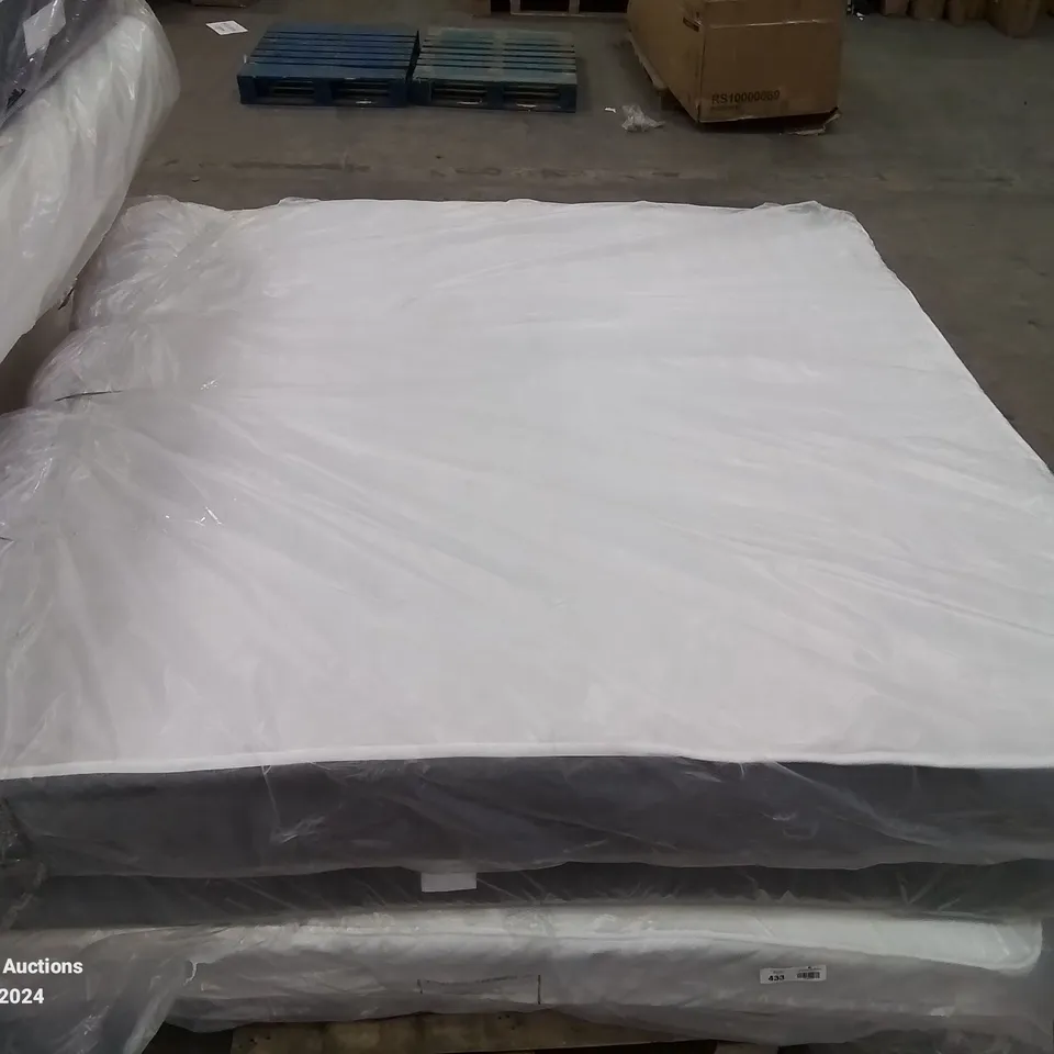 QUALITY BAGGED MEMORY FOAM SPRUNG OPEN COIL SUPER KING SIZE 6FT MATTRESS