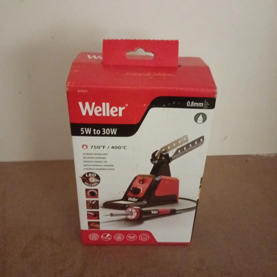 BOXED WELLER WLSK3023G LED HALO RING SOLDERING IRON STATION 5-30W 240V WELSK3023G