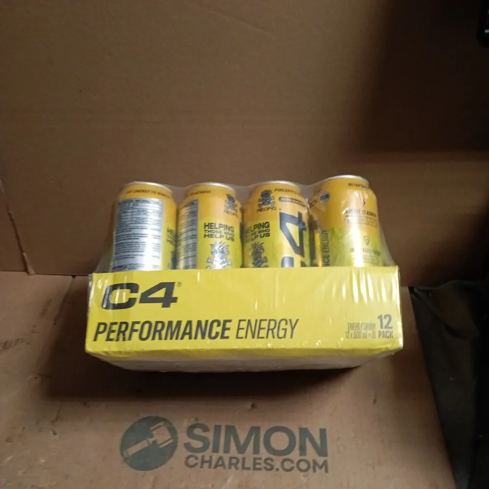 C4 PERFORMANCE ENERGY DRINK - 12-CAN PACK  500ML (BOXED)