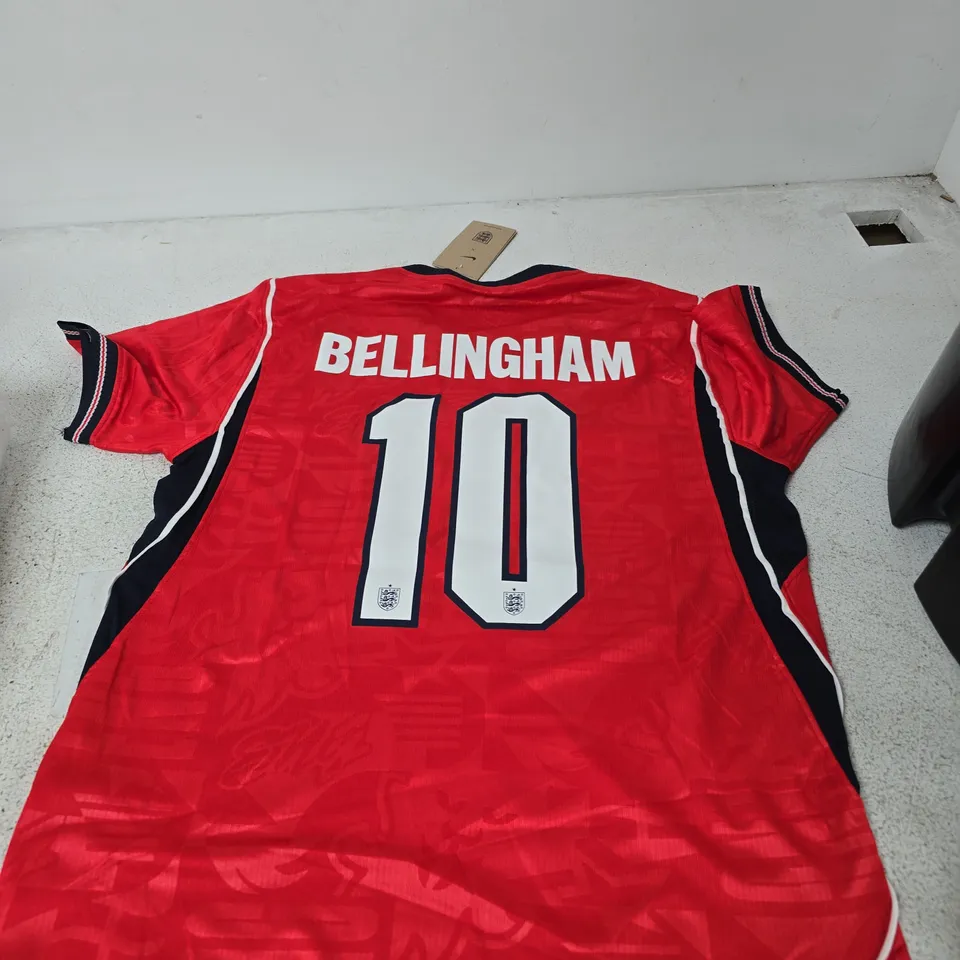 NIKE ENGLAND MEN'S FOOTBALL JERSEY – BELLINGHAM 10, SIZE M