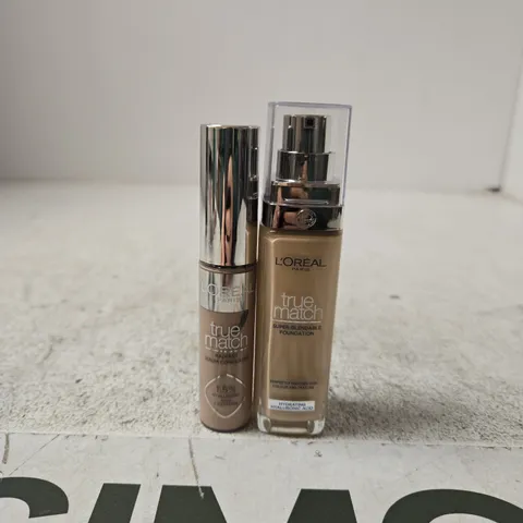 L'ORÉAL PARIS TRUE MATCH FOUNDATION + RADIANT SERUM CONCEALER DUO (2 ITEMS)