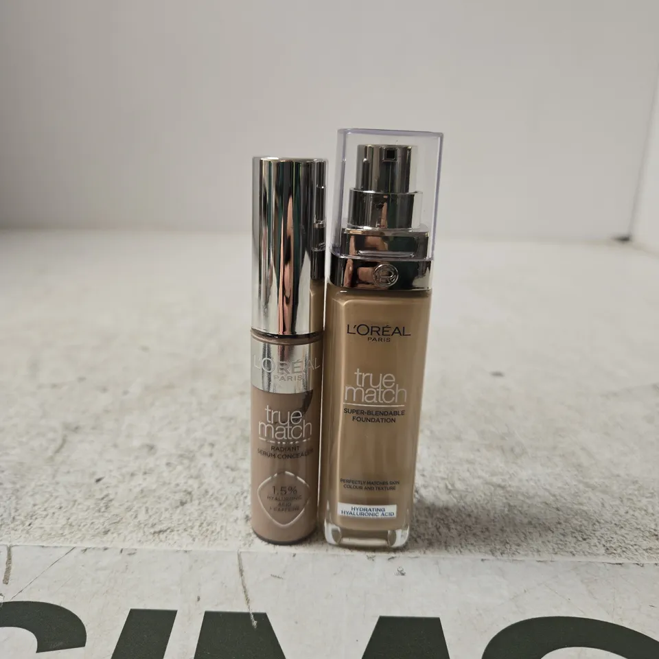 L'ORÉAL PARIS TRUE MATCH FOUNDATION + RADIANT SERUM CONCEALER DUO (2 ITEMS)