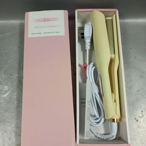 BOXED HAIR CRIMPING TOOL IN BEIGE 