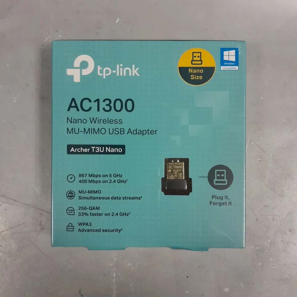 BOXED SEALED TP-LINK AC1300 NANO WIRELESS USB ADAPTER 