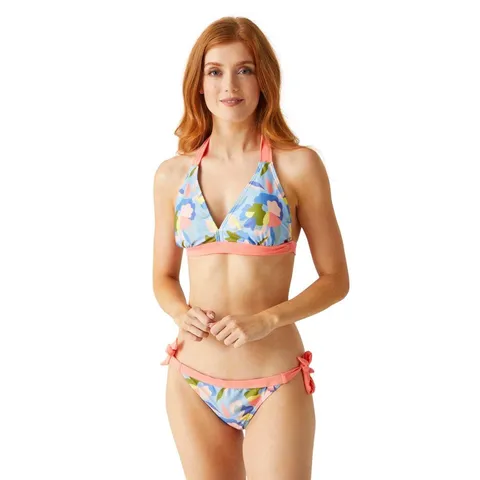 REGATTA WOMENS FLAVIA STRING BIKINI TOP ABSTRACT FLORAL SIZE UK 10