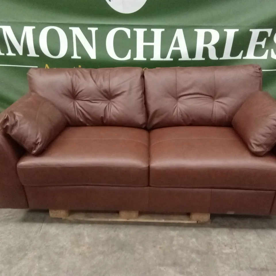 ARDEN ITALIAN LEATHER 4 SEATER SOFA RRP £1349
