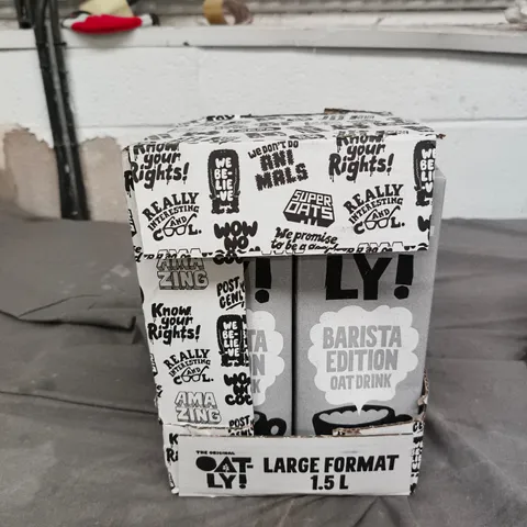 6 X OATLY BARISTA EDITION OAT DRINK – LARGE FORMAT 1.5 L 