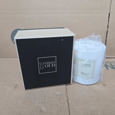 BOXED CANDLES & OUD NIGHT IN PARIS SCENTED CANDLE (200G)