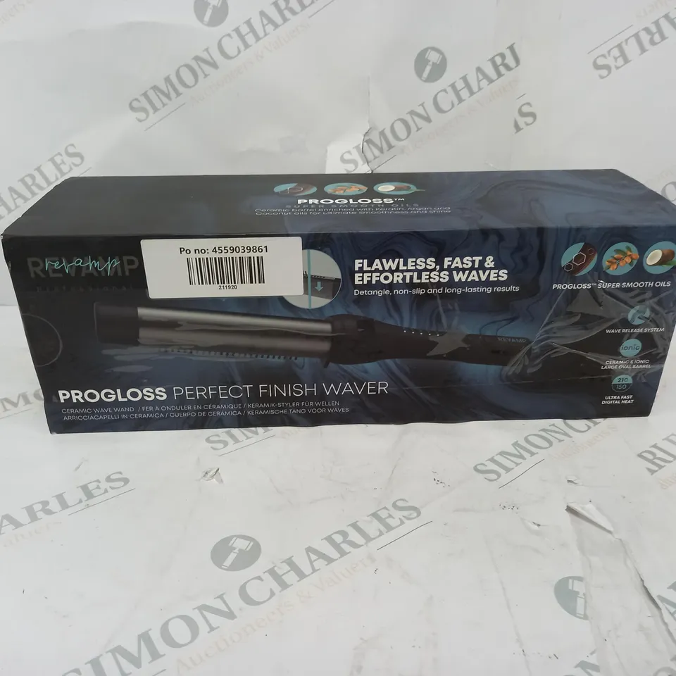 BOXED REVAMP PROGLOSS PERFECT FINISH WAVER  