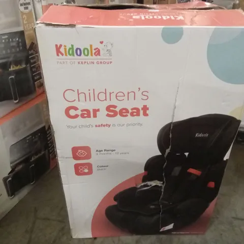 KIDOOLA CHILDREN'S CAR SEAT 