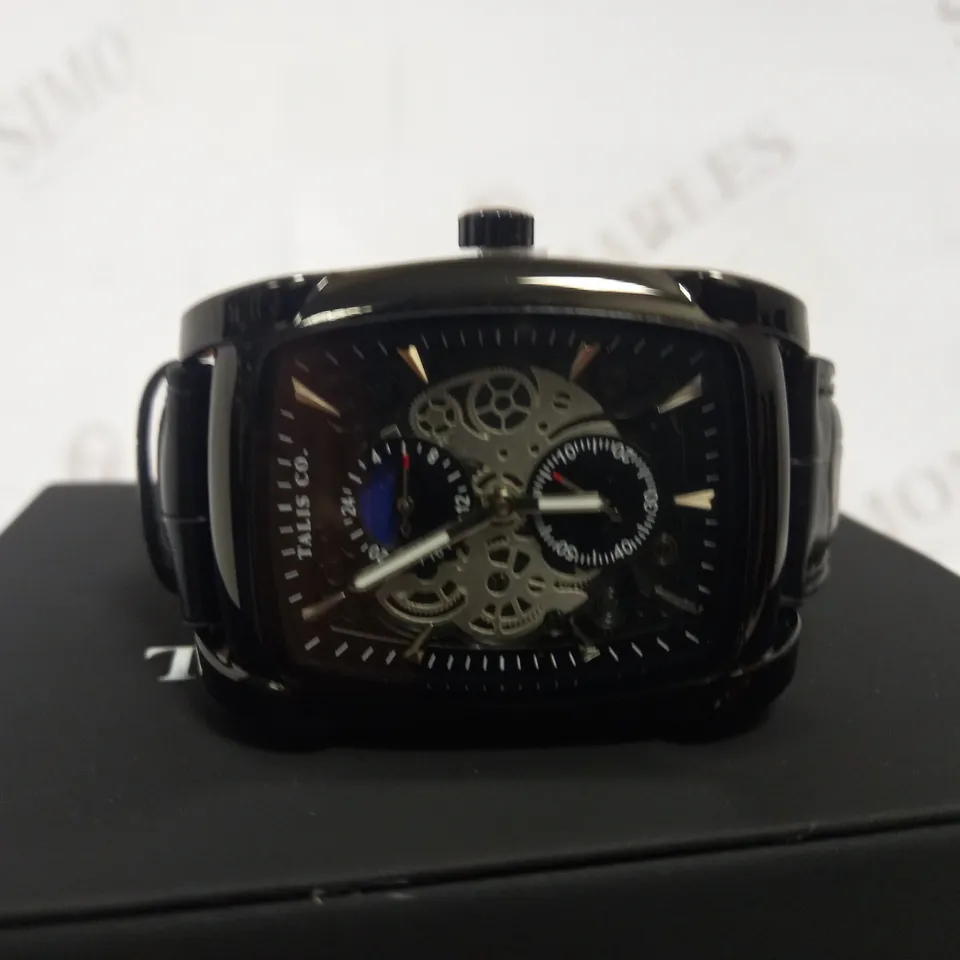 TALIS CO TWO TONE LEATHER STRAP WATCH RRP £550