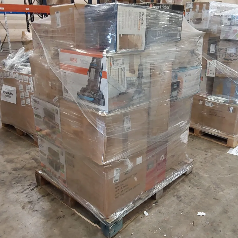 PALLET OF APPROXIMATELY 28 UNPROCESSED RAW RETURN HOUSEHOLD AND ELECTRICAL GOODS TO INCLUDE;