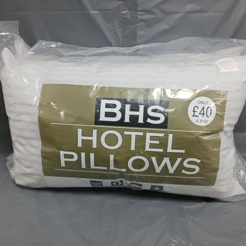 BHS HOTEL PILLOWS X2