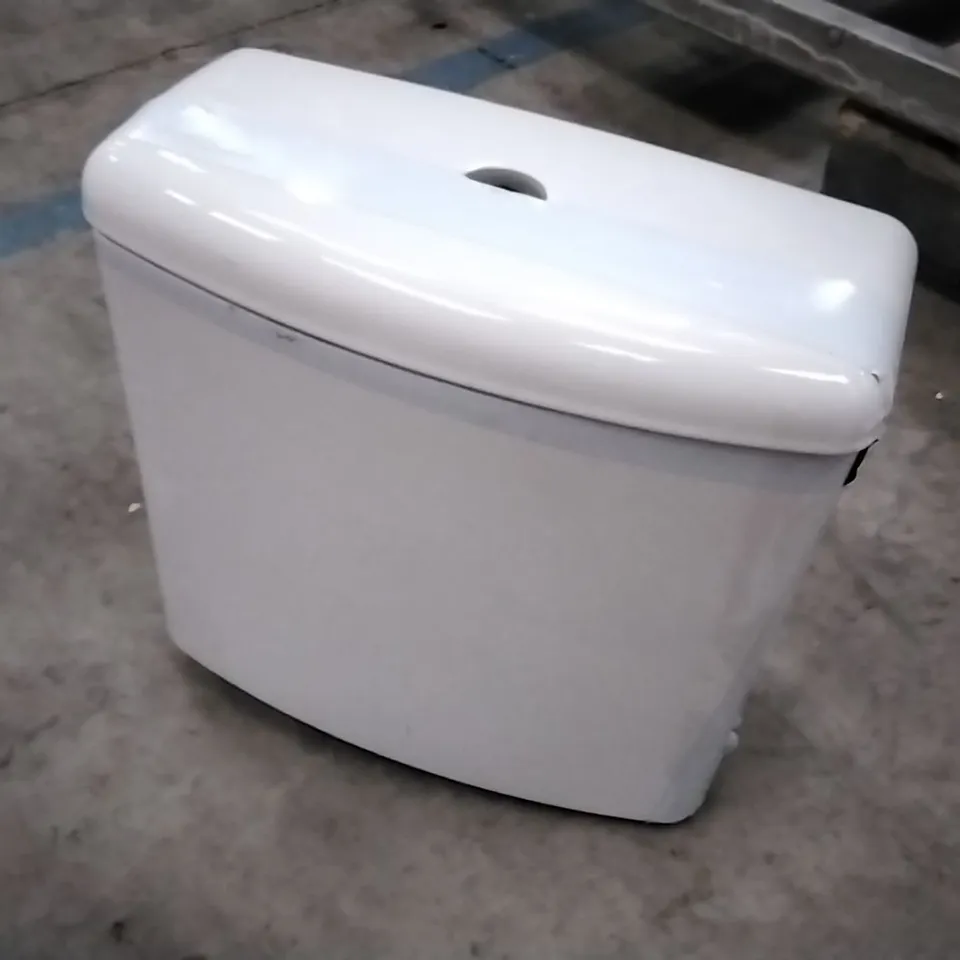 WHITE CERAMIC TOILET CISTERN 
