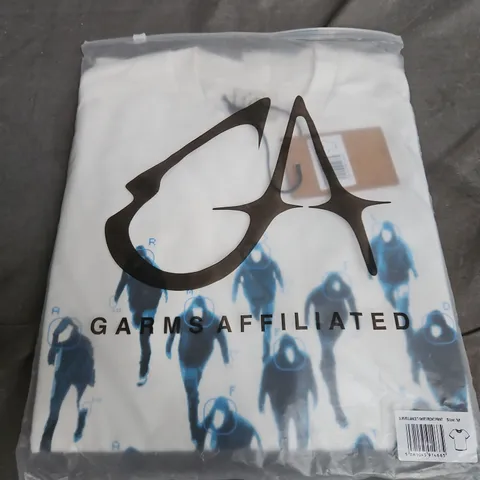 SURVEILLANCE T-SHIRT FRONT PRINT - GARMS AFFILIATED, SIZE M