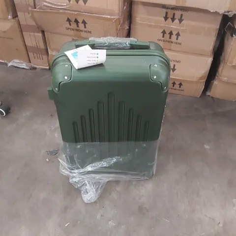 BOXED HARDSHELL SUITCASE - GREEN
