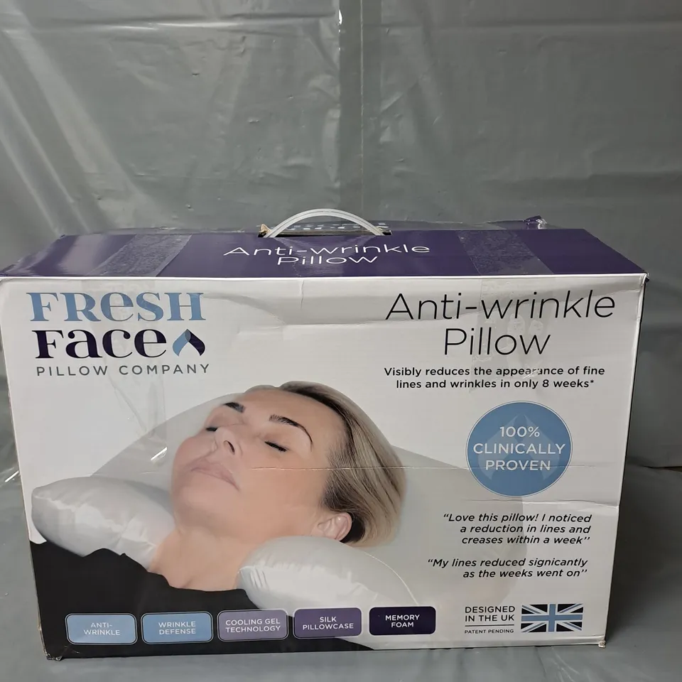 FRESH FACE PILLOW COMPANY ANT-WRINKLE PILLOW
