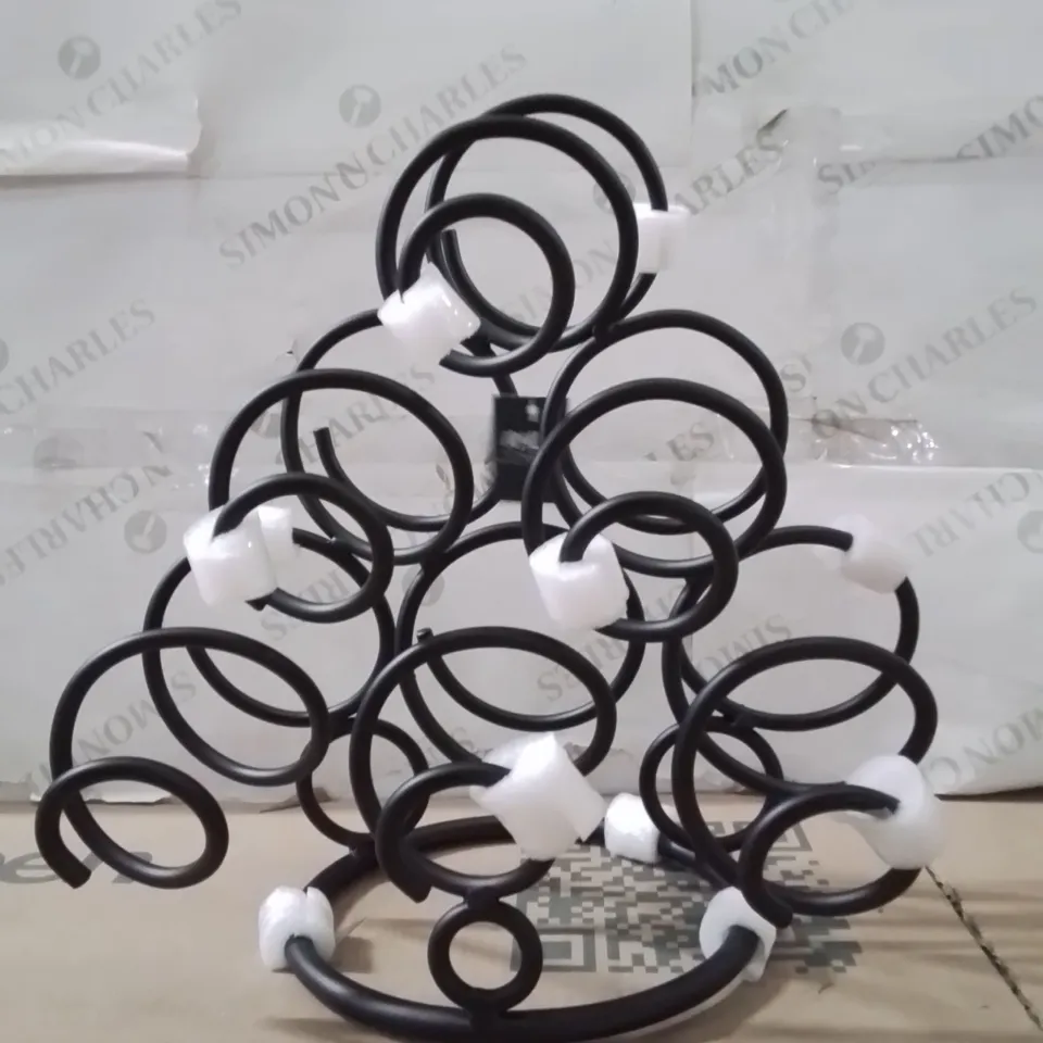 BOXED MYLO JONES BAGGED SWIRL WINE RACK 4PCS PER BOX