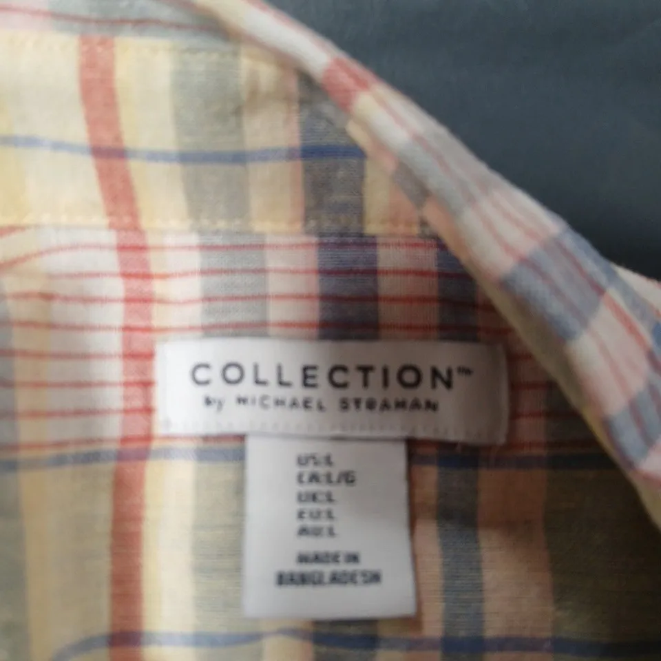 COLLECTION BY MICHAEL STRAHAN PLAID SHIRT – UK L
