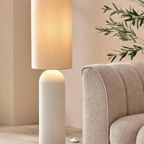 BOXED TEXTURED METAL DOMED FLOOR LAMP