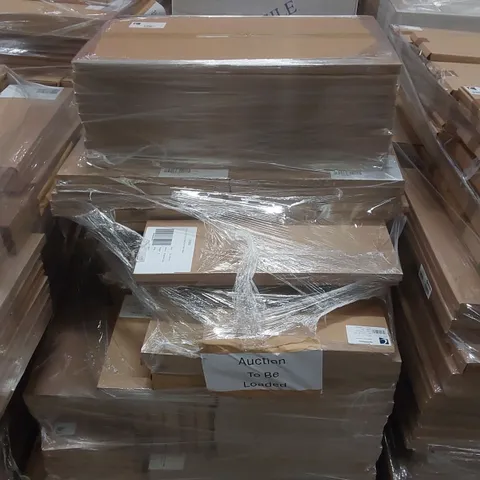 PALLET CONTAINING A LARGE QUANTITY OF ASSORTED BATHROOM FURNITURE PANELS INCLUDING: BASIN DOORS, WALL END/INFILL PANEL, DEEP BASE INFIL-END PANEL ECT