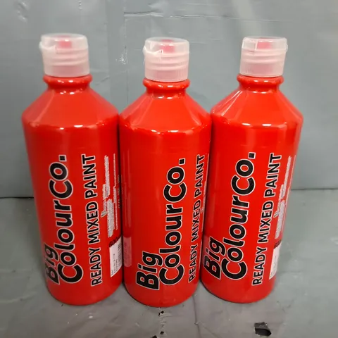 PALLET CONTAINING APPROXIMATELY 60 6-PACKS OF BIG COLOUR 600ML RED PAINTS