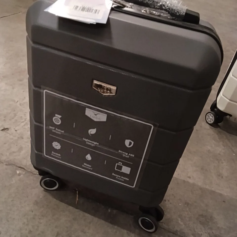 UNBOXED KEPLIN LUGG 15 INCH JETSET TRAVEL SUITCASE WITH WHEELS GREY COLOUR 