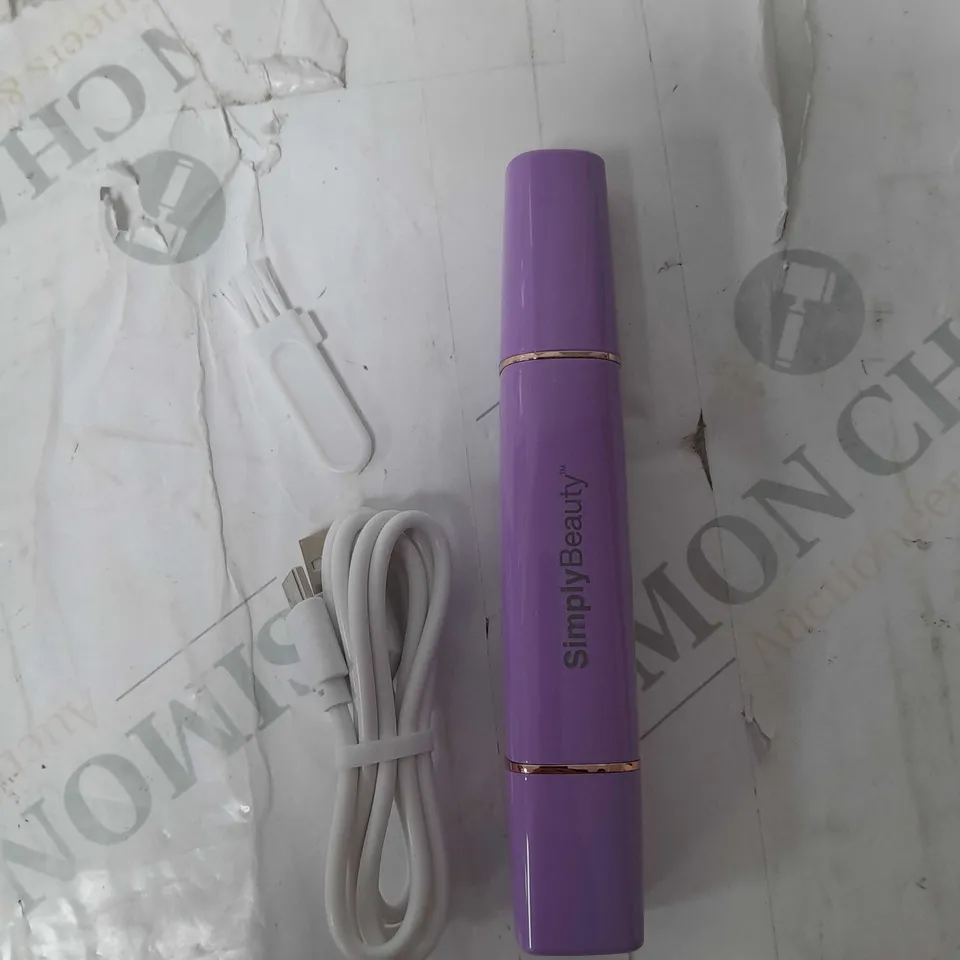 BOXED BEAUTY 2 IN 1 SUPER SMOOTH FACE & BROWS HAIR REMOVER, PURPLE