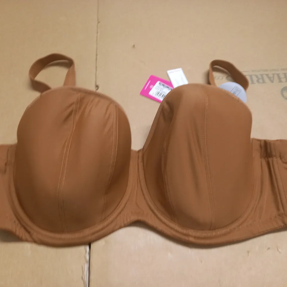 CURVY KATE LUXE STRAPLESS BRA IN BROWN - 38F
