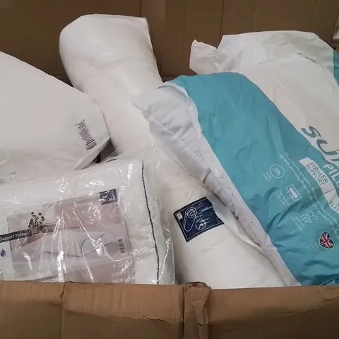 PALLET CONTAINING A VERY LARGE QUANTITY OF ASSORTED PILLOWS AND RELATED BEDDING/COMFORT PRODUCTS ECT