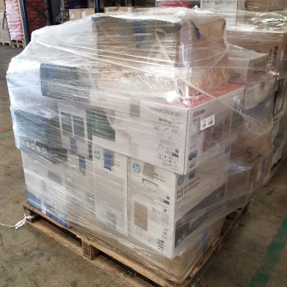 PALLET OF APPROXIMATELY 22 UNPROCESSED RAW RETURN HOUSEHOLD AND ELECTRICAL GOODS TO INCLUDE;
