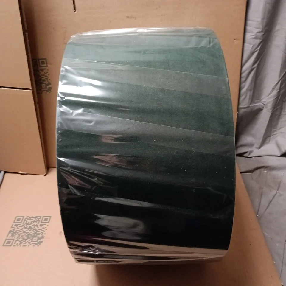 LIGHTING COLLECTION DARK GREEN WITH COPPER INNER VELVET DRUM SHADE 50CM