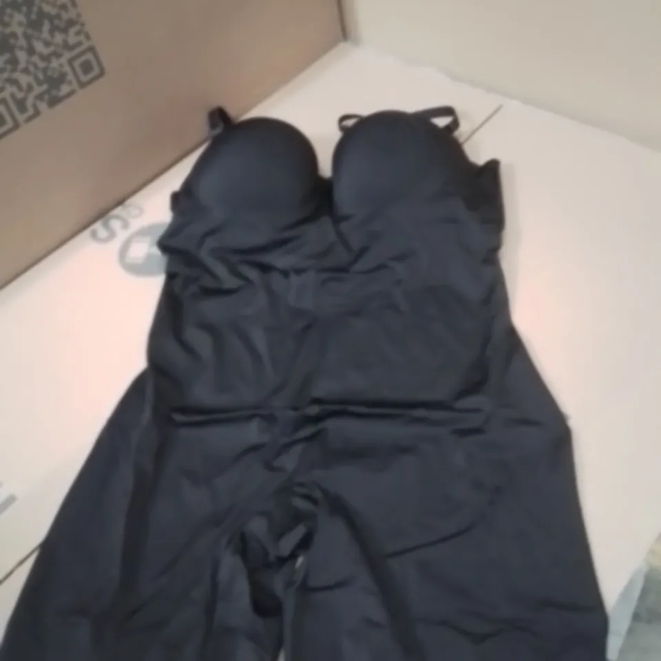 BOX CONTAINING APPROXIMATELY 15 BRAND NEW MAGISCULPT BODY SUIT BLACK 38E